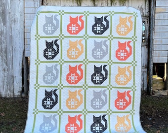 Purry Stars PDF Quilt Pattern #212