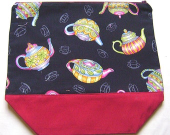 Tea for Two Zippered Bag
