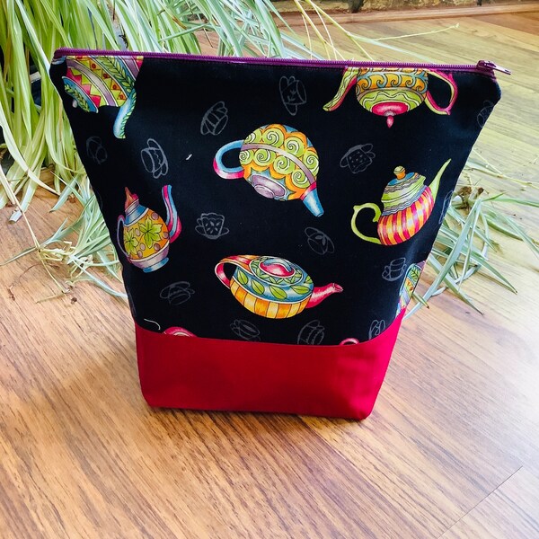 Tea for Two Zippered Bag