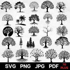 70 Tree svg Bundle, Tree Of Life svg Bundle, Tree Bundle svg, Tree Of Life Clipart, Celtic Tree Of Life svg, Family Tree svg, Tree Roots svg