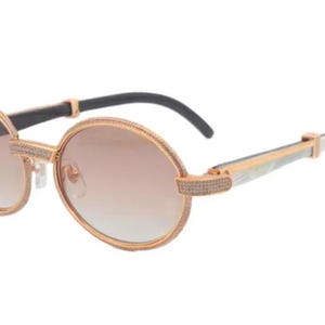White sticks iced out Designer Sunglasses – Luxurious and Stylish Shades