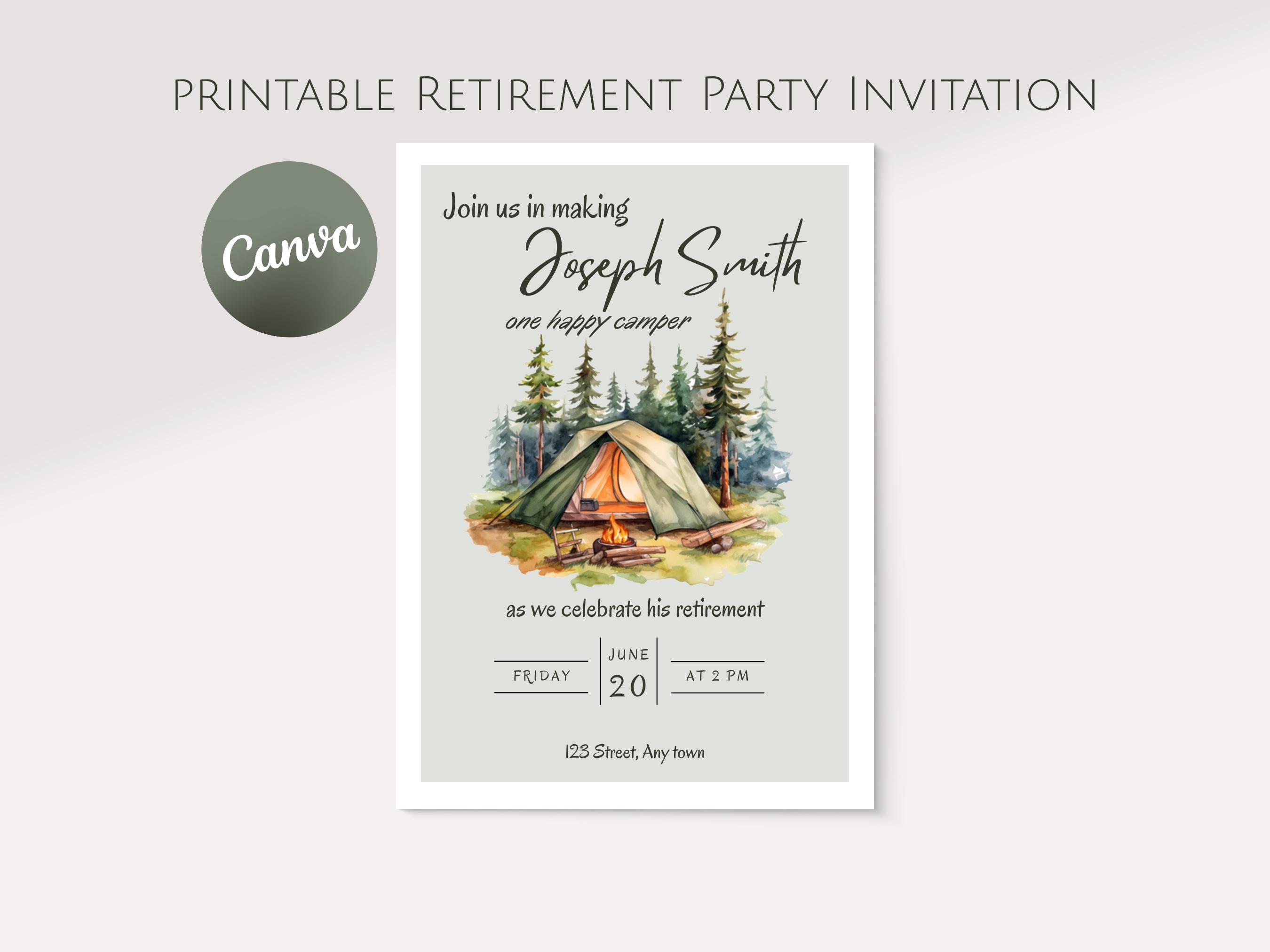 Happy Retirement Card Camper - Etsy, image size:2700x2025