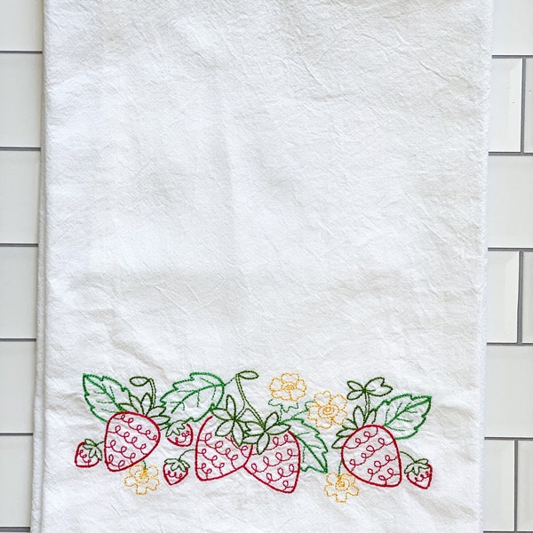 Strawberry Towel Etsy