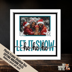 Kerstwensen SVG-bestand voor snijmachine, 3D-gesneden bestanden voor fotolijsten, schaduwboxherinneringen, doe-het-zelfcadeau voor haar, scrapbookingbenodigdheden