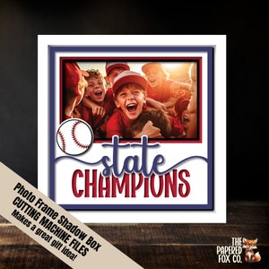 Baseball SVG für Schneidemaschine, 3D-Schnittdateien für Bilderrahmen, Schattenbox-Erinnerungen der Bundeswehr, Geschenk DIY für Mama, Scrapbooking EPS