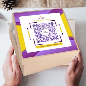 Código QR personalizado para empresas / Identidad corporativa digital personalizada para facturación y pagos / Herramienta profesional de marca y marketing