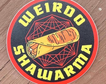 King Gizzard “Weirdo Shawarma” Sticker