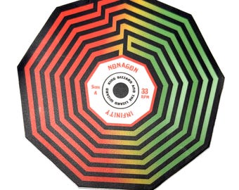 King Gizzard Nonagon Infinity LP Label Sticker