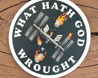 King Gizzard International Space Station Sticker