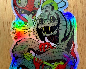 King Gizzard Rattlesphinx Hologram Sticker