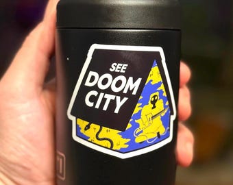King Gizzard See Doom City Sticker