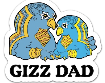 King Gizzard “Gizz Dad” Oddbird Sticker