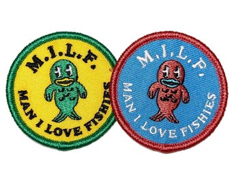 King Gizzard MILF Man I Love Fishies Patch
