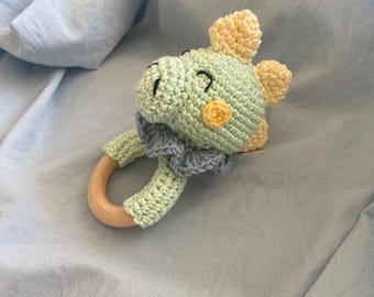 Dino Rattle Amigurumi