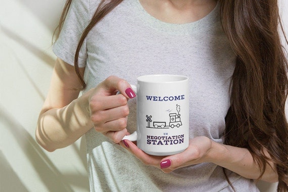 Welcome to the Negotiation Station Mug