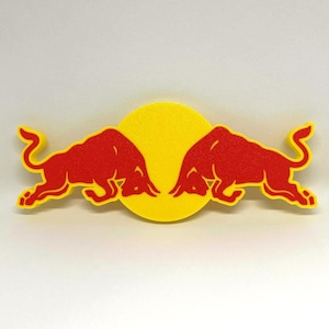 Red Bull Racing 3D Logo – Emblème Iconique pour Fans de F1 & Motorsport