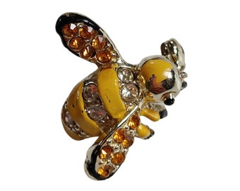 Petite broche d’insectes de bourdon vintage