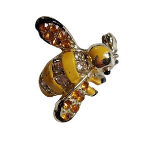 Small Vintage Bumblebee Brooch bug pin