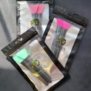 2 Pack Soft Silicone Face Mask Brush