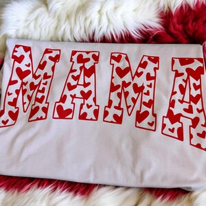 Mama Heart Shirt: Valentine&#39;s Day Mom Gift