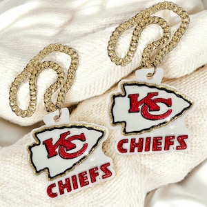 Kansas City Logo Necklace with Chain | Acrylic | Personalized Team Pendant