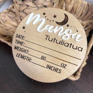 Birth stat board | Moon birth stat sign | Birth stat sign