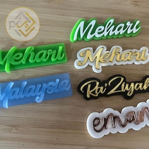 Custom Name Hair Clip - Name Barrette - Alligator Clip - Girl Hair Clip - Birthday Gift - Christmas Gift - Princess Hair Clip