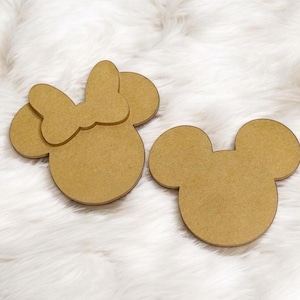Mouse head acrylic blanks . Custom acrylic blanks . For DIY projects - Many Sizes Available