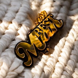 Best Man turnover chain | Acrylic | Personalized  Pendant | Wedding chain