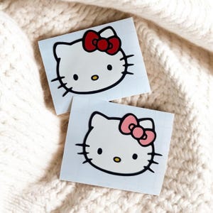 Kawaii Kitty Car Decal | Car Window Sticker | Stationary Stickers | Kitty car decal
