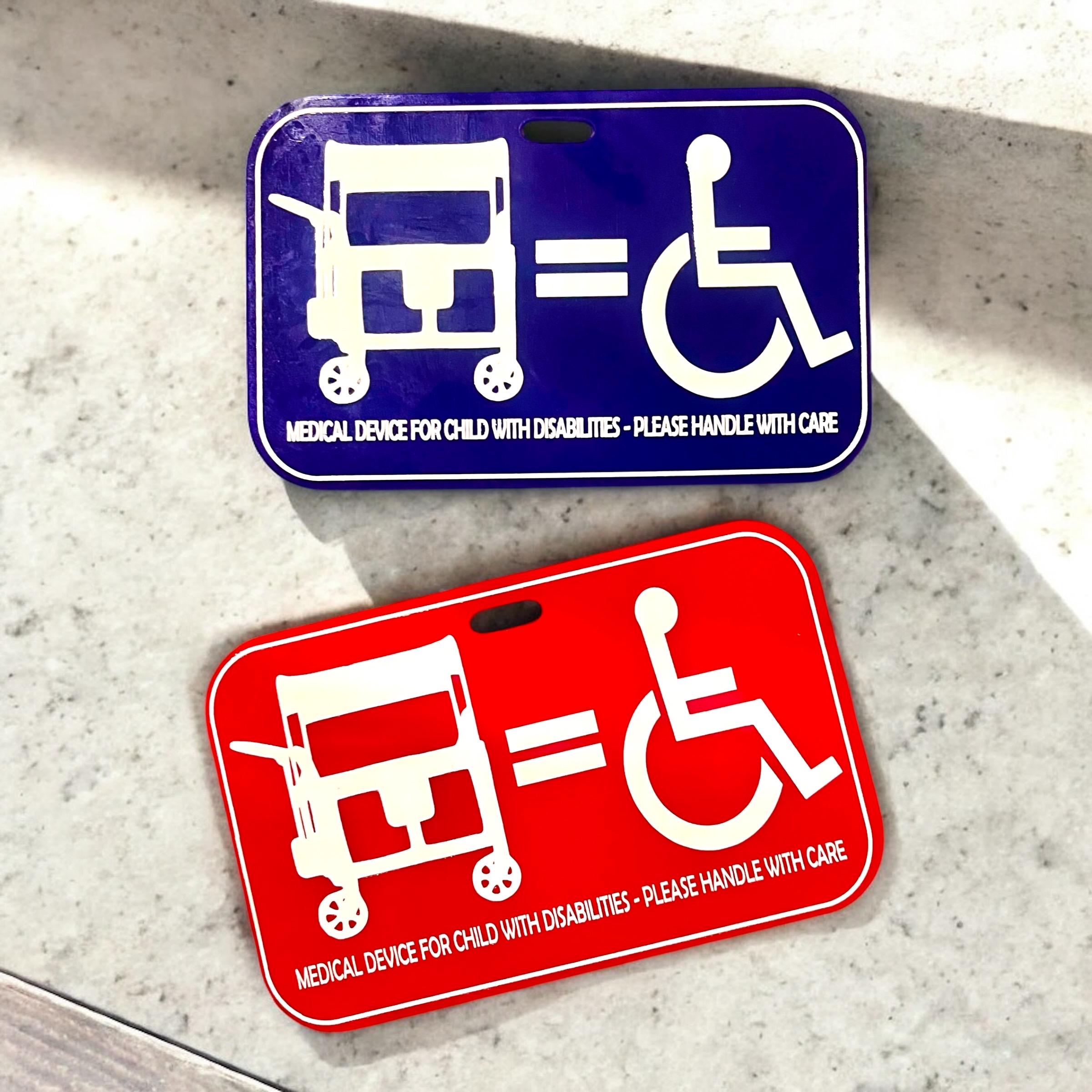 Stroller as Wheelchair Tag | Stroller Spotter | Stroller Sign | Stroller Accessories | Autism Wheelchair Tag | WDW Vacation | ASD Tag