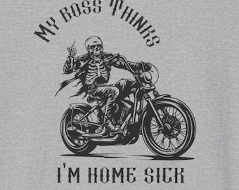 面白いバイカーTシャツ – 上司は私がホームシックだと思っている | バイカーシャツ | バイクシャツ | バイカーギフト | バイクギフト | バイカーユーモア