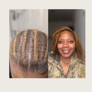 Curly Kinky  Ends Loc Extensions  –  Human Hair, Curly Ends, Handmade, Permanent