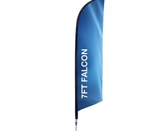 Custom Feather Flag - Personalized Business Flag - Boutique Flag with Logo - Standing Flag - Store Flag - Beach flag - tear drop flag