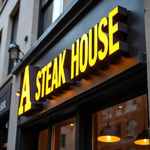 Custom 3D LED Channel Letters Sign – Outdoor Business Signage – Trimless Plexiglass Letters – Illuminated Storefront Logo