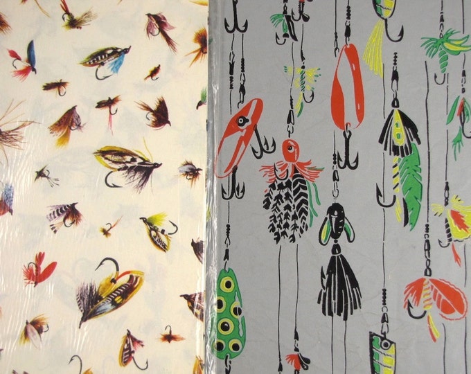 Fly Tying Vintage Fly Fishing Gift Wrap 2 Designs for Your Etsy