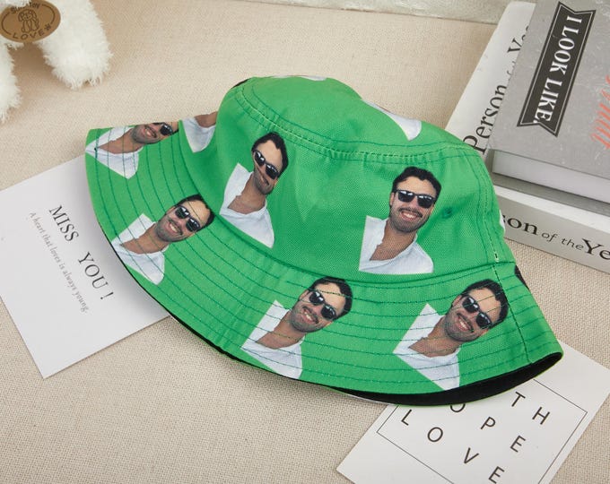 Personalized Photo Bucket Hat,Custom Unisex Bucket Hat,Bridal Party Bucket Hat,Custom Outdoor Summer Cap,Bachelorette Party Bucket Hat
