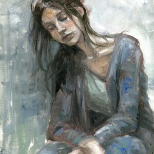 Exhaustion Wall Leaning, Giclee Art Print