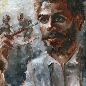 Background Figure, Giclee Art Print