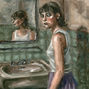 Mirror&#39;s Reflection and Shadow, Giclee Art Print