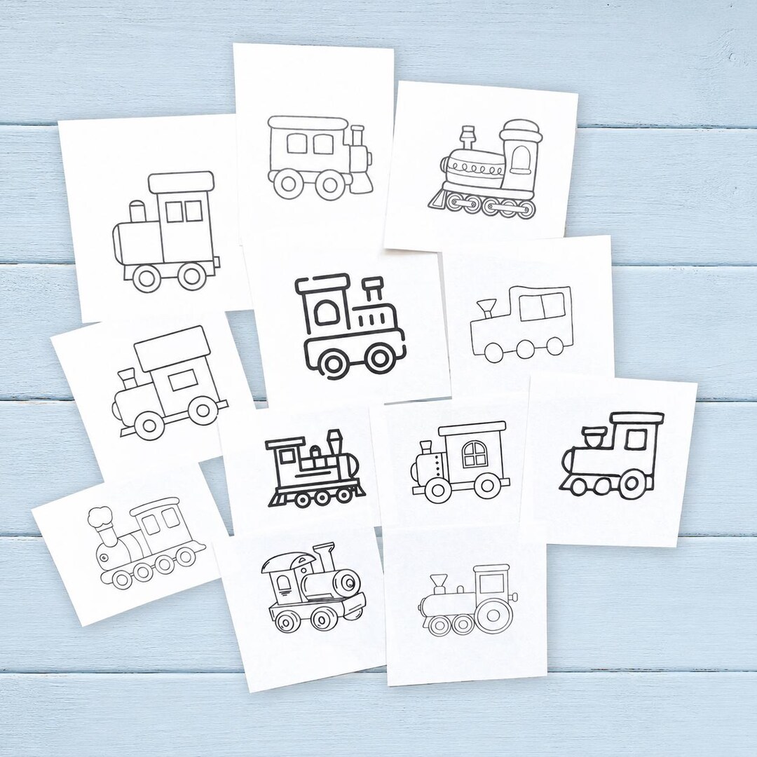 Machine Embroidery Steam Engine Eatsy Train Engines Stick and Stitch Pattern, Steam Train Locomotive Hand ...