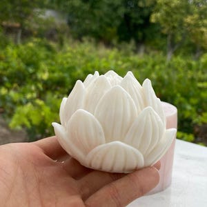 artichoke flower candle silicone mold