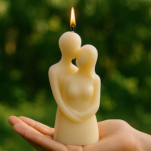 Romantic Couple Portrait Lovers Silicone Candle Mold Art Aromatherapy Plaster mold Home Decoration Mold Wedding gift
