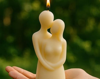Romantic Couple Candle Mold, Art Aromatherapy Plaster Mold