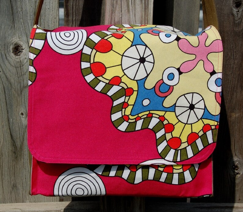 Pink Mandala Messenger Bag image 1