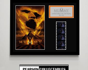 The Mummy Small Film Cell Display | Limited Edition | Authentic Cinema Reel Frames | Genuine Movie Memorabilia | Classic 90s Movie Wall Art
