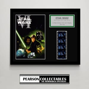 Star Wars: Return Of The Jedi Small Film Cell Display  | Limited Edition | Authentic Cinema Reel Frames | Genuine Movie Memorabilia | Sci Fi