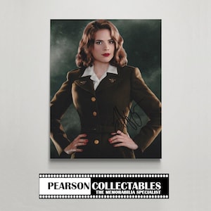 Hayley Atwell &#39;Captain America&#39; Autograph Photo | Authentic Signature | CoA Included | Genuine Movie Memorabilia | Real Signed 8x10&quot; Picture