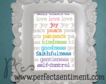 fruit of the spirit print & bookmark - printable download - diy gift - Bible Study favor