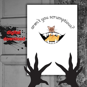 bist du nicht lecker? Liebe Grußkarte | lustig & sarkastisch | Beziehung Karte | Ausdruckbar | downloadbare Karte | digitaler Download